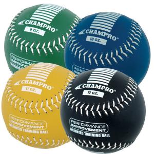 Kit de bolas pesadas Champro Softbol (4 peas)