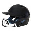 Capacete com grade Champro HX Rookie Preto - Tam Mdio (veste 6 1/2 a 7)