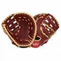 Luva 1a base Rawlings Sandlot 12,5 polegadas cor vinho - Destro